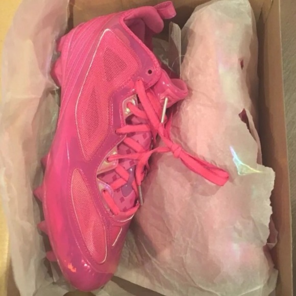 Deadstock NIB RGIII Breast Cancer Football Cleats - Picture 7 of 8